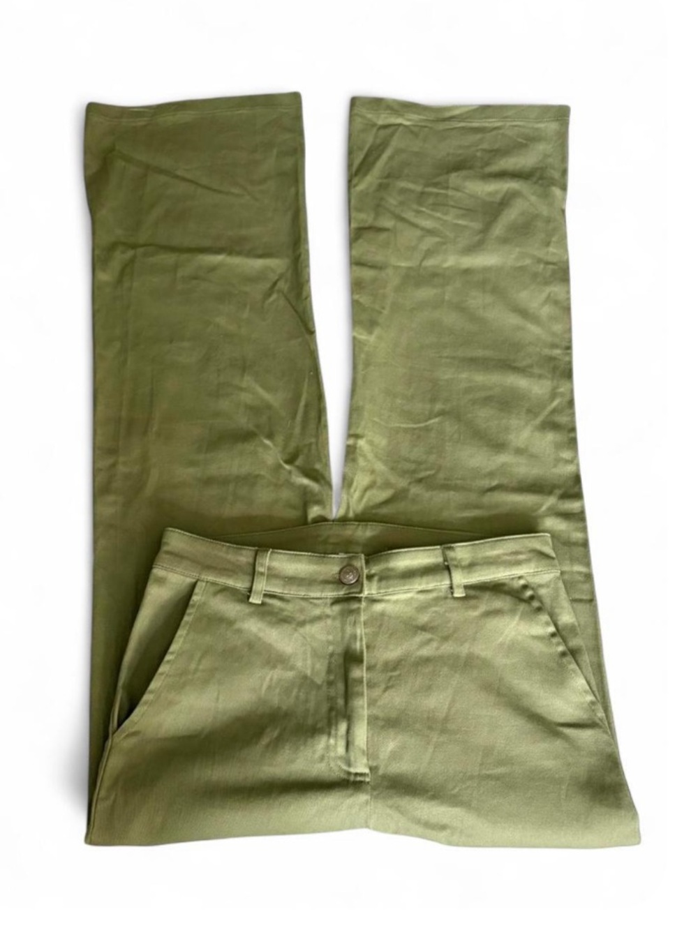 Princess Polly Green Pants - Picture 1 of 5